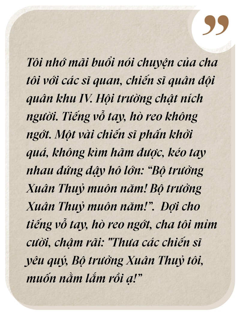 Những kỷ niệm với cha tôi – cố Bộ trưởng Xuân Thủy