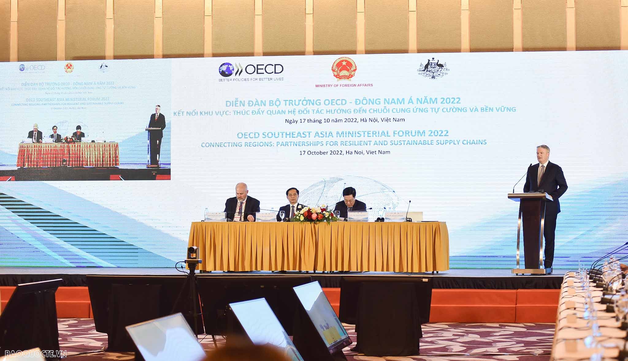 Thúc đẩy quan hệ đối tác OECD và Đông Nam Á  vì chuỗi cung ứng tự cường và bền vững