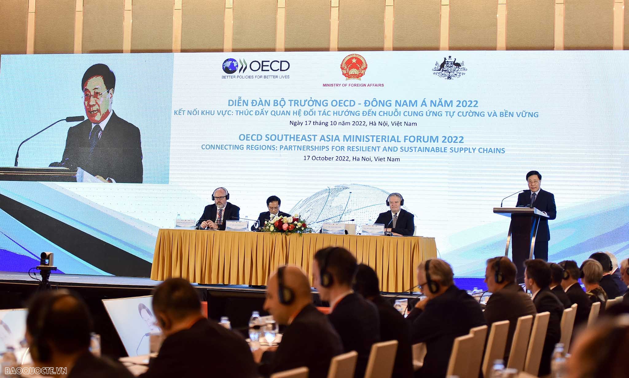 Thúc đẩy quan hệ đối tác OECD và Đông Nam Á  vì chuỗi cung ứng tự cường và bền vững