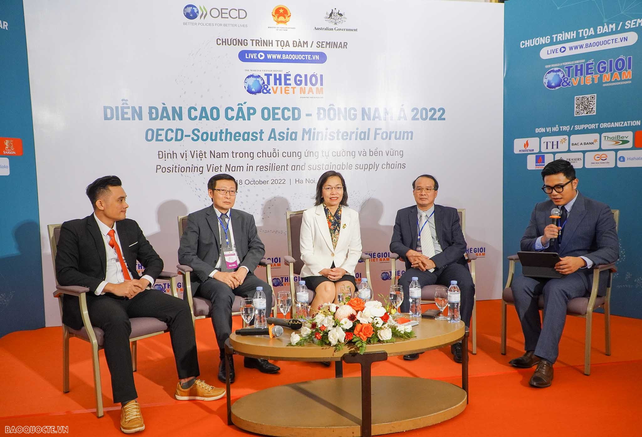 Diễn đàn Cao cấp OECD-Đông Nam Á: Điểm hẹn của các ý tưởng về tầm nhìn hợp tác mới