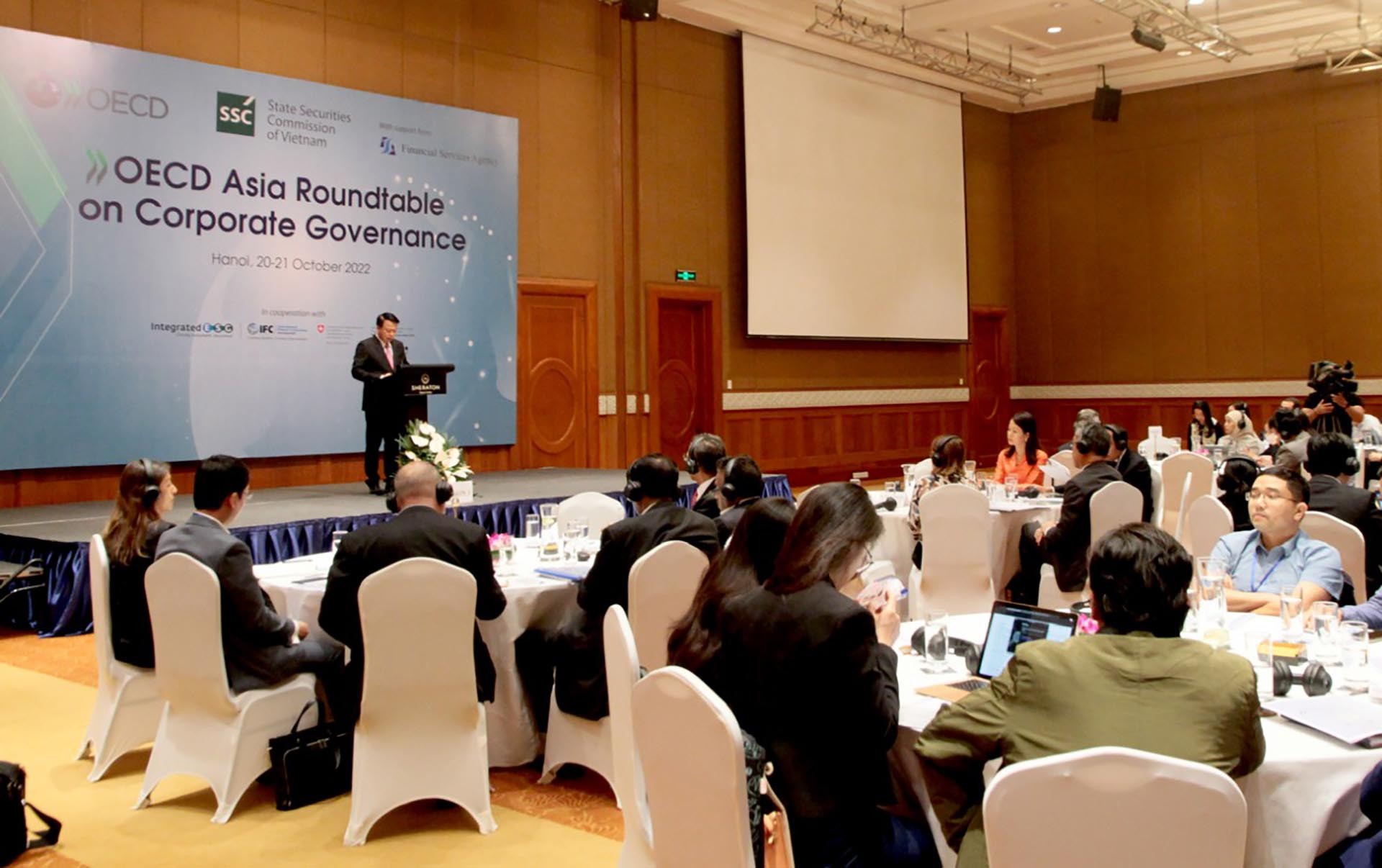 Khai mạc Hội nghị Bàn tròn châu Á-OECD về Quản trị công ty năm 2022