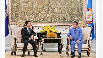 Truyền thông Campuchia đưa tin đậm nét chuyến thăm của đồng chí Võ Văn Thưởng