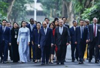 Tổng thư ký Liên hợp quốc thăm Nhà sàn Chủ tịch Hồ Chí Minh