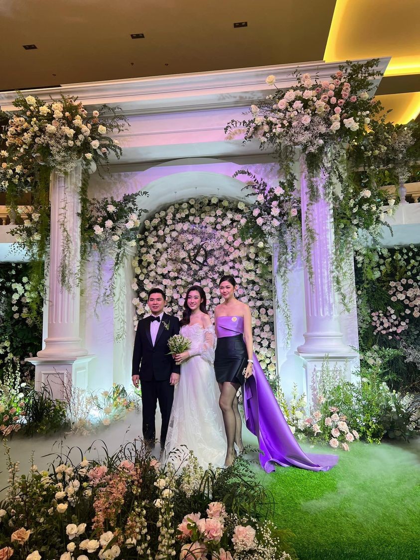 Ngắm hình ảnh đẹp trong đám cưới Đỗ Mỹ Linh