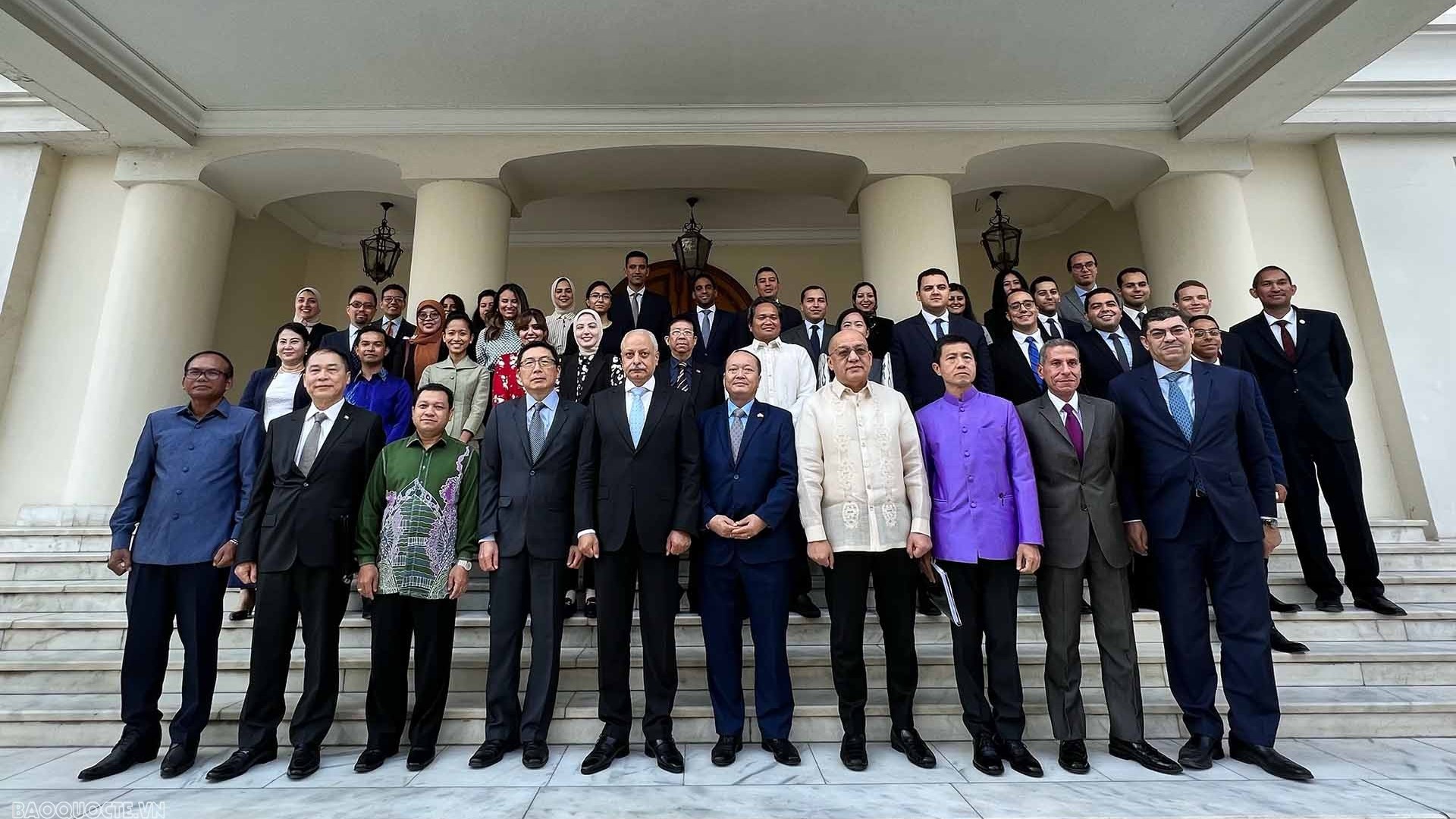 Ủy ban ASEAN tại Cairo giao lưu với Học viện Ngoại giao Ai Cập