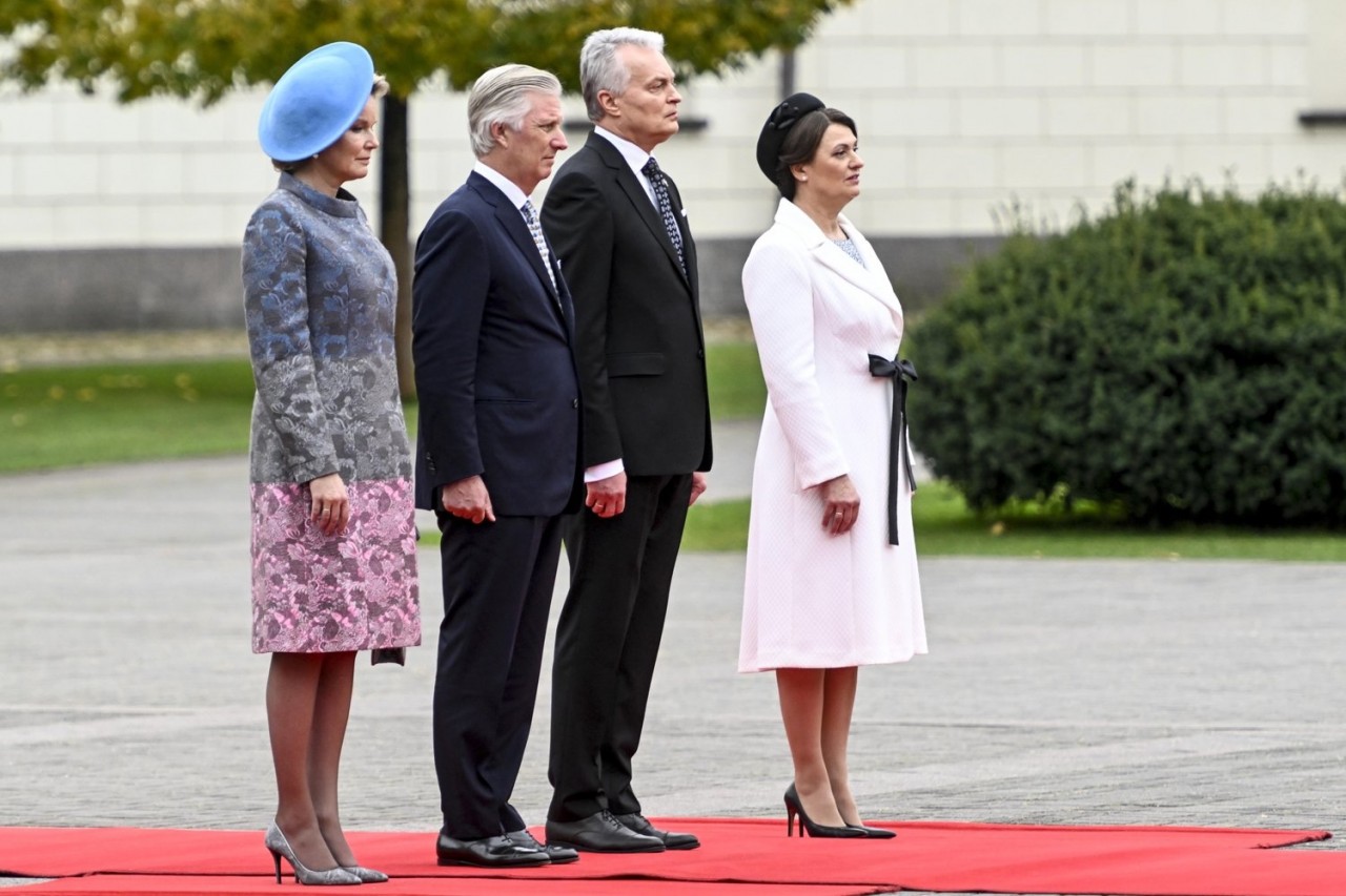 Hình ảnh của Nhà vua và Hoàng hậu Bỉ tại Lithuania