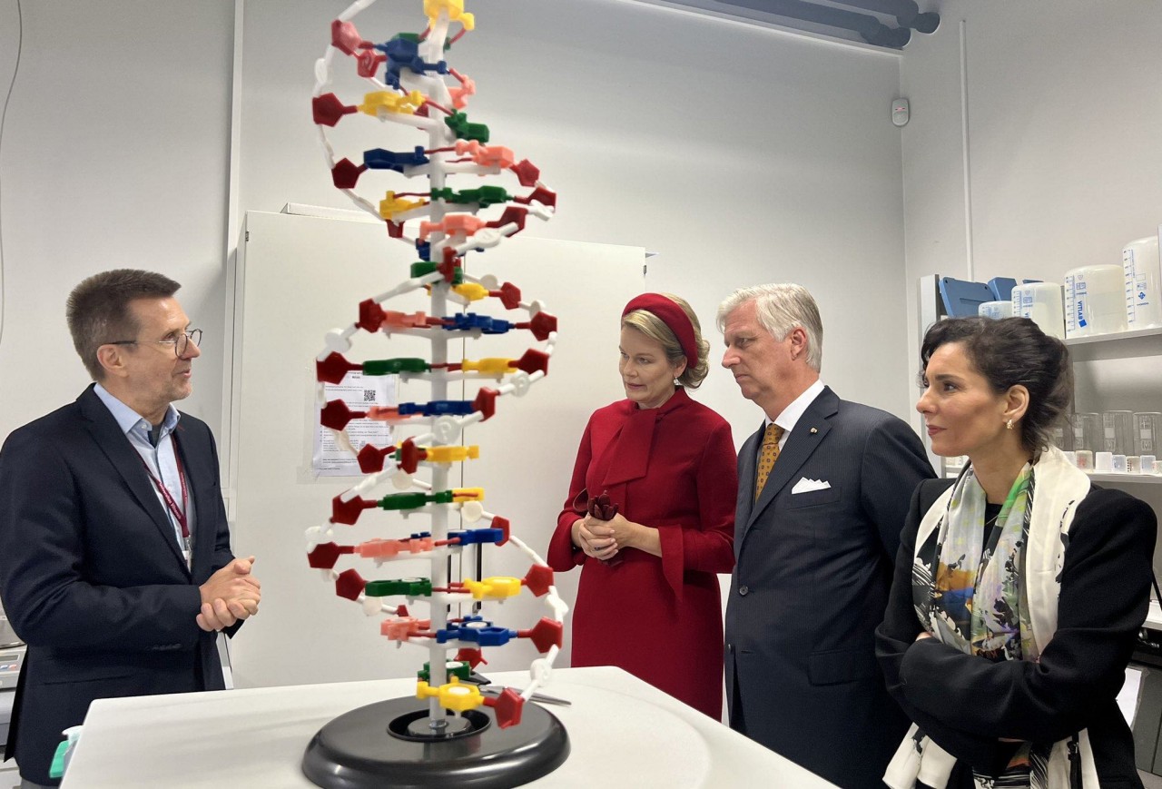 Hình ảnh của Nhà vua Bỉ Philippe và Hoàng hậu Mathilde tại Lithuania