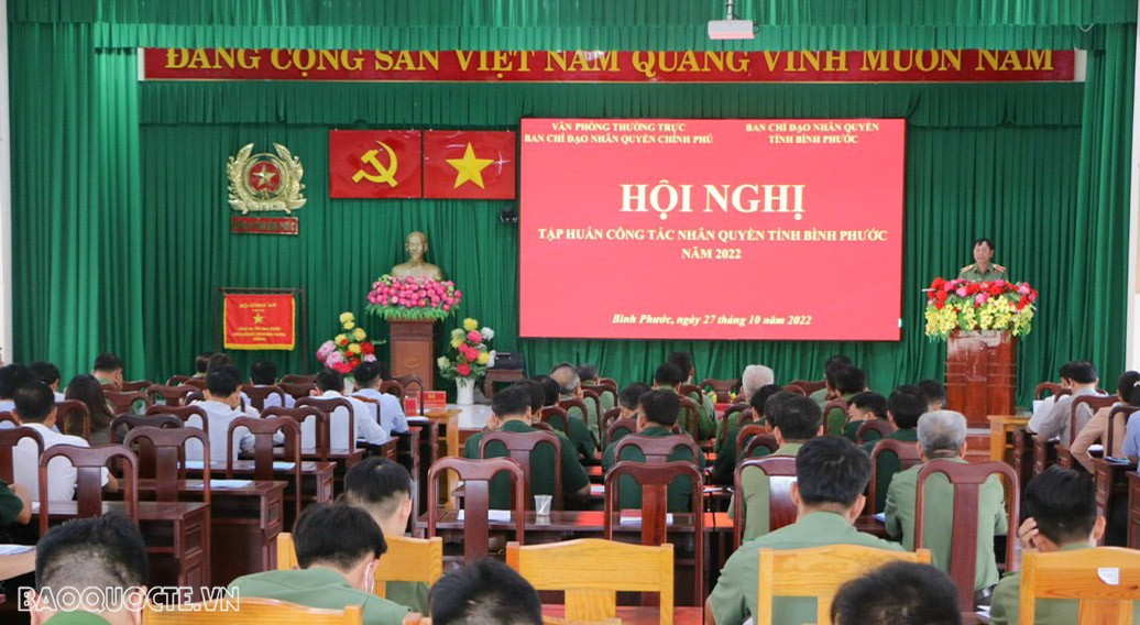 Bình Phước: Nâng cao kiến thức, nhận thức về công tác nhân quyền cho lãnh đạo, cán bộ tỉnh
