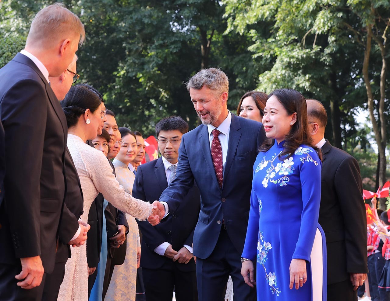 Lễ đón chính thức Thái tử kế vị Đan Mạch Frederik và Công nương Phu nhân Mary Elizabeth