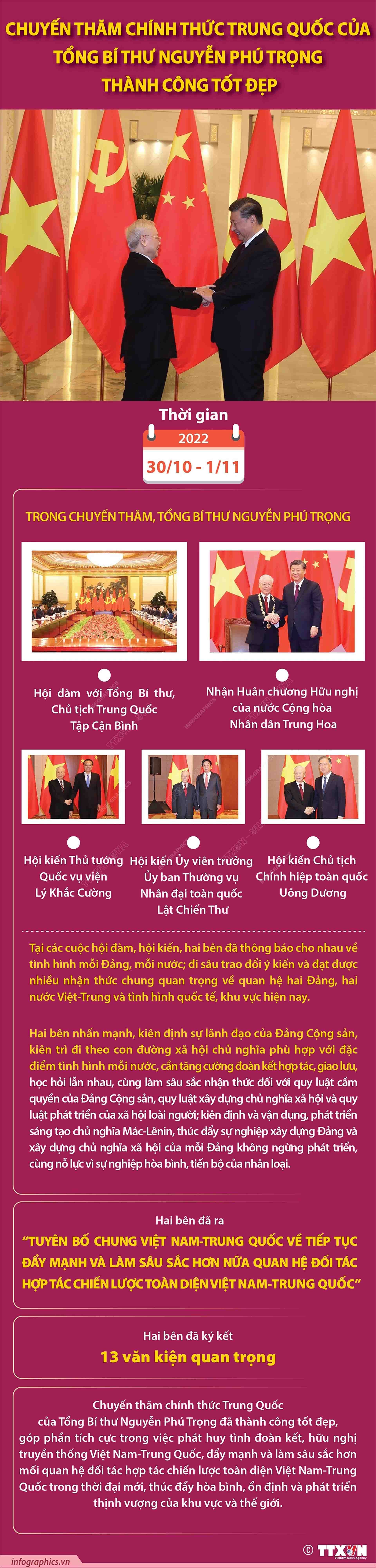 Chuyến thăm chính thức Trung Quốc của Tổng Bí thư Nguyễn Phú Trọng thành công tốt đẹp Chuyến thăm chính thức Trung Quốc của Tổng Bí thư Nguyễn Phú Trọng thành công tốt đẹp