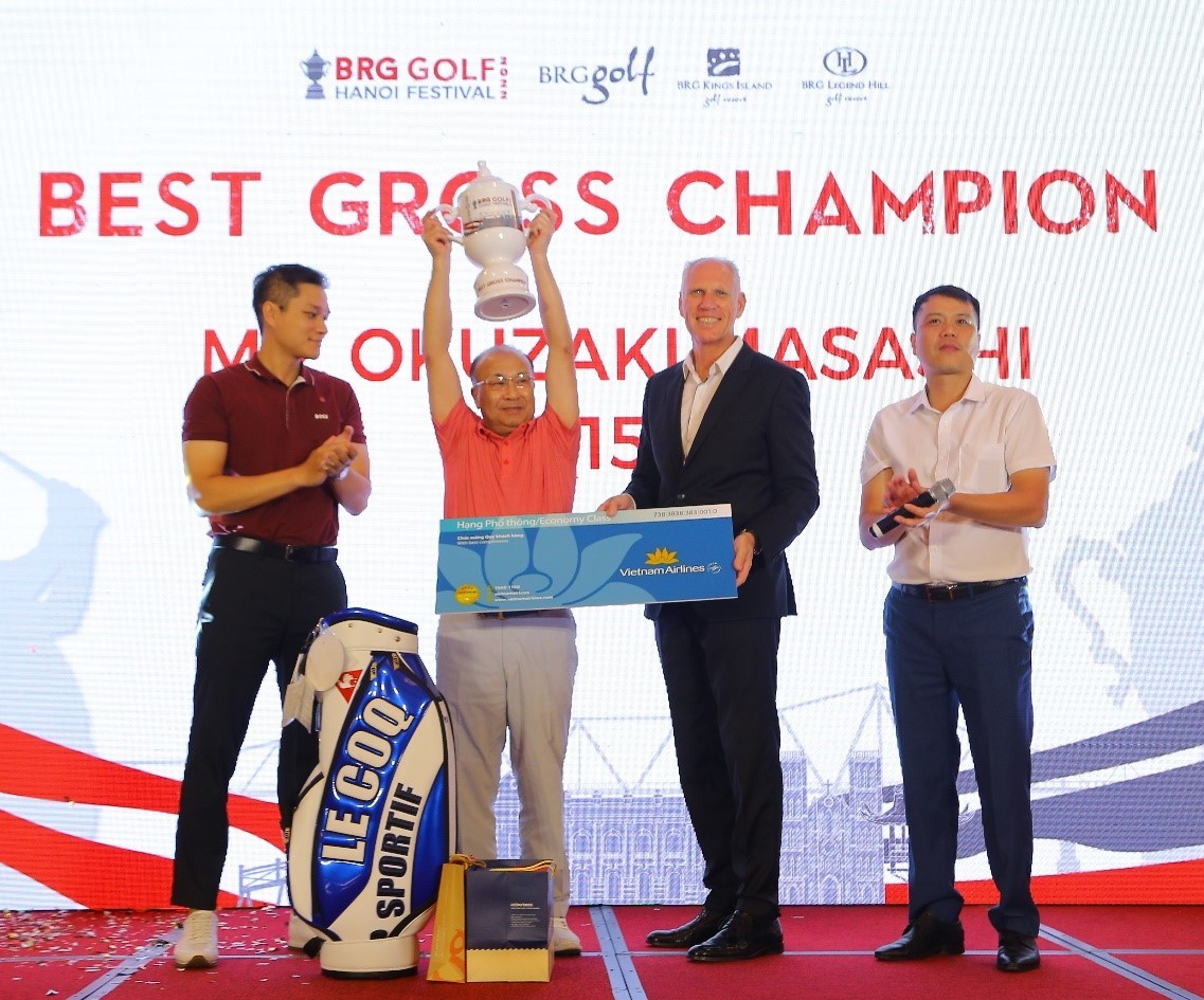 Giải đấu 2022 BRG Golf Hanoi Festival khép lại với nhiều kỷ niệm đẹp