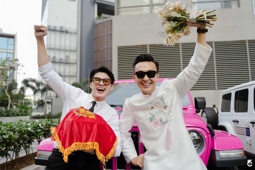 Những hình ảnh đẹp và sang trọng trong lễ ăn hỏi của Hoa hậu Lê Âu Ngân An