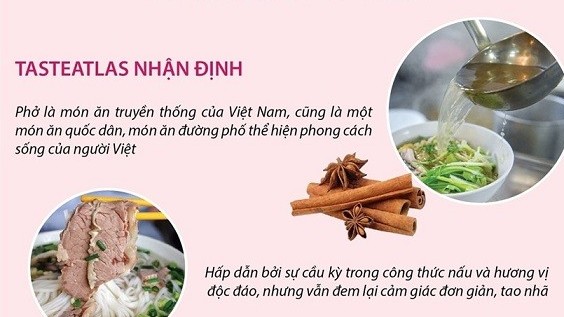 Phở - một trong 100 món ngon và nổi tiếng thế giới