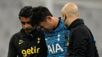 Son Heung Min rạn xương hốc mắt trái và phải phẫu thuật