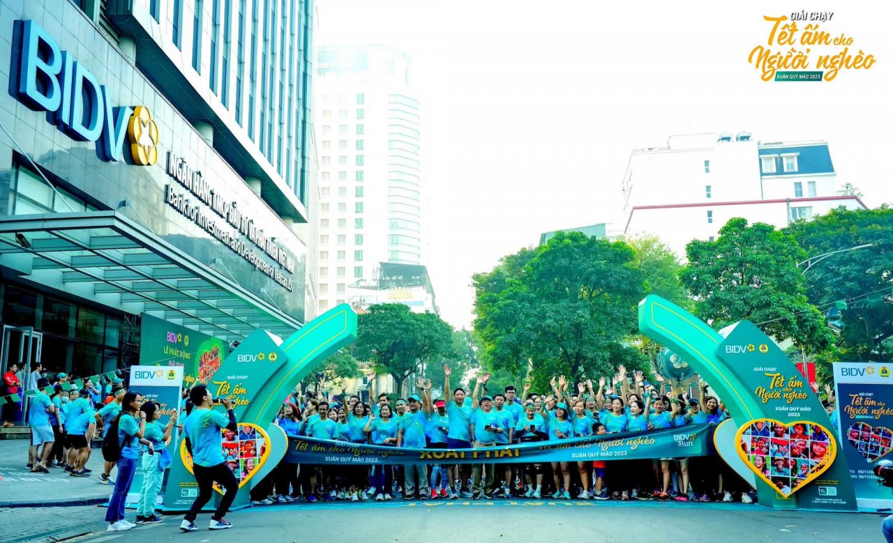 BIDV phát động giải chạy Tết ấm cho người nghèo Xuân Quý Mão 2023