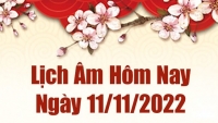 Lịch âm 11/11, xem lịch âm hôm nay Thứ Sáu ngày 11/11/2022 là ngày tốt hay xấu? Lịch vạn niên 11/11/2022