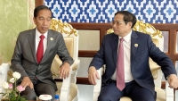 Thủ tướng Phạm Minh Chính gặp Tổng thống Indonesia Joko Widodo