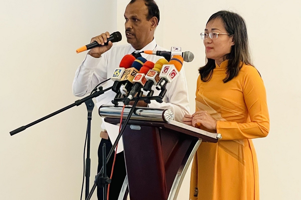  Đại sứ Hồ Thị Thanh Trúc phát biểu tại Hội nghị.