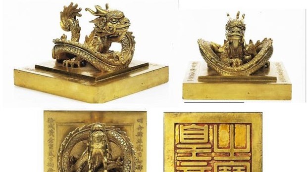 Đàm phán thành công hồi hương ấn vàng 'Hoàng đế chi bảo'