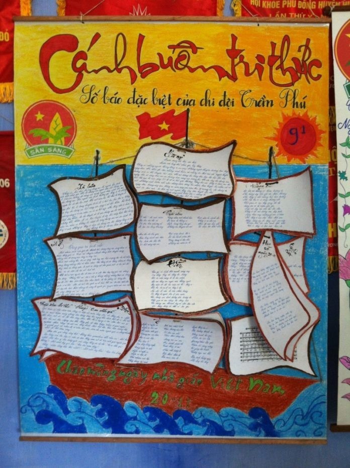 Những mẫu báo tường Ngày 20/11 tri ân thầy cô