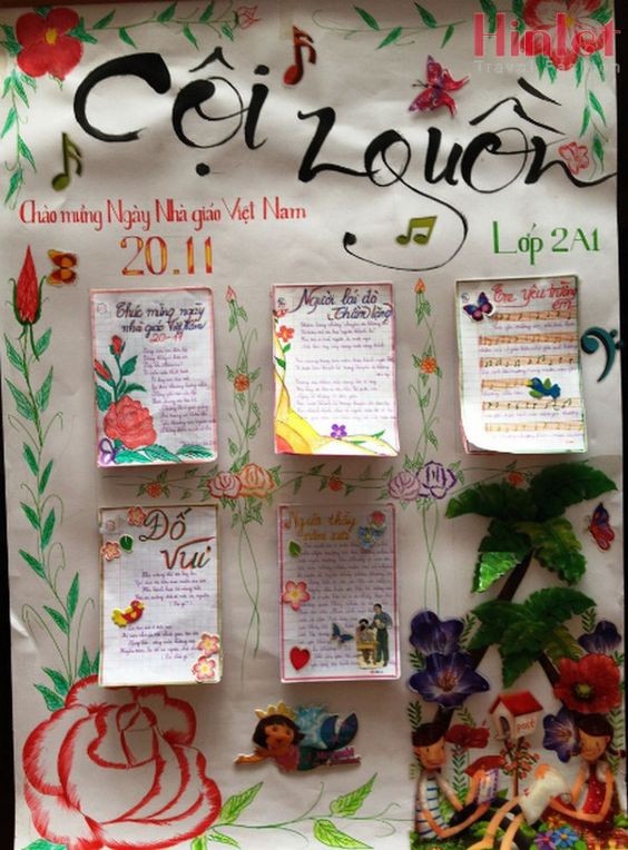 Những mẫu báo tường Ngày 20/11 tri ân thầy cô