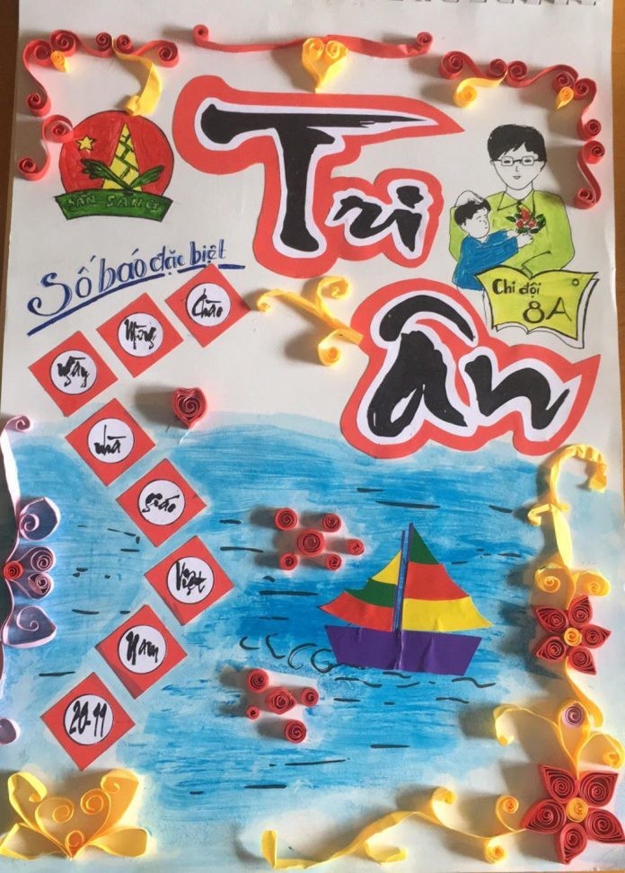 Những mẫu báo tường Ngày 20/11 tri ân thầy cô