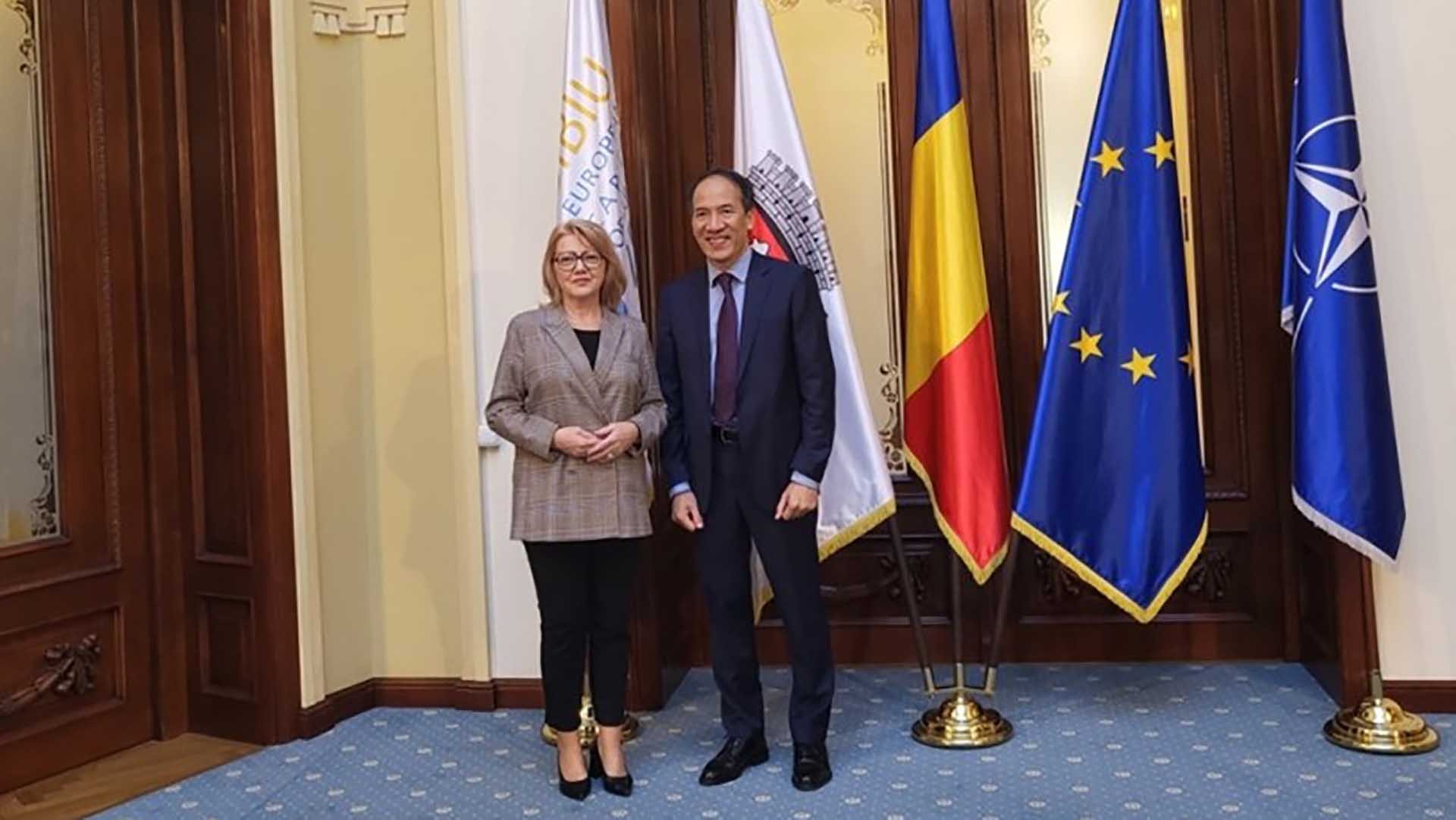 Triển khai các hoạt động ngoại giao kinh tế tại tỉnh Sibiu, Romania Triển khai các hoạt động ngoại giao kinh tế tại tỉnh Sibiu, Romania