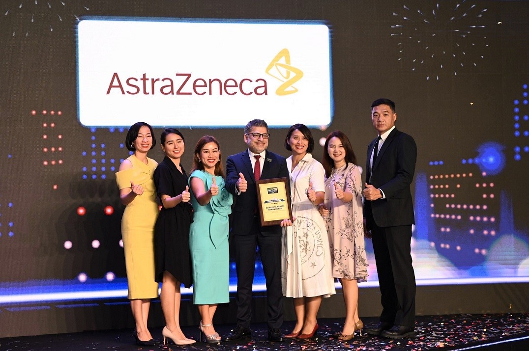 AstraZeneca được vinh danh trong Bảng xếp hạng 100 nơi làm việc tốt nhất Việt Nam