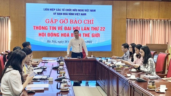 Lần đầu tiên Việt Nam đăng cai Đại hội Hội đồng Hòa bình thế giới