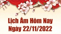 Lịch âm 22/11, xem lịch âm hôm nay Thứ Ba ngày 22/11/2022 là ngày tốt hay xấu? Lịch vạn niên 22/11/2022