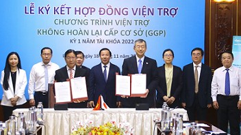 Chính phủ Nhật Bản viện trợ không hoàn lại cho các dự án Y tế tỉnh Long An