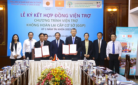 Chính phủ Nhật Bản viện trợ không hoàn lại cho các dự án Y tế tỉnh Long An