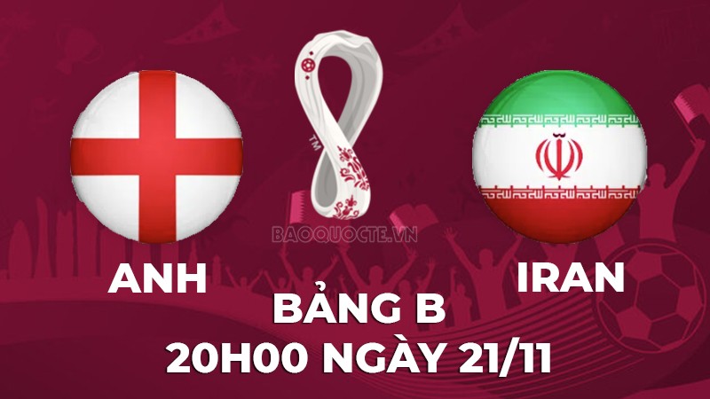 Link xem trực tiếp Anh vs Iran (20h00 ngày 21/11) bảng B World Cup 2022 Link xem trực tiếp Anh vs Iran (20h00 ngày 21/11) bảng B World Cup 2022