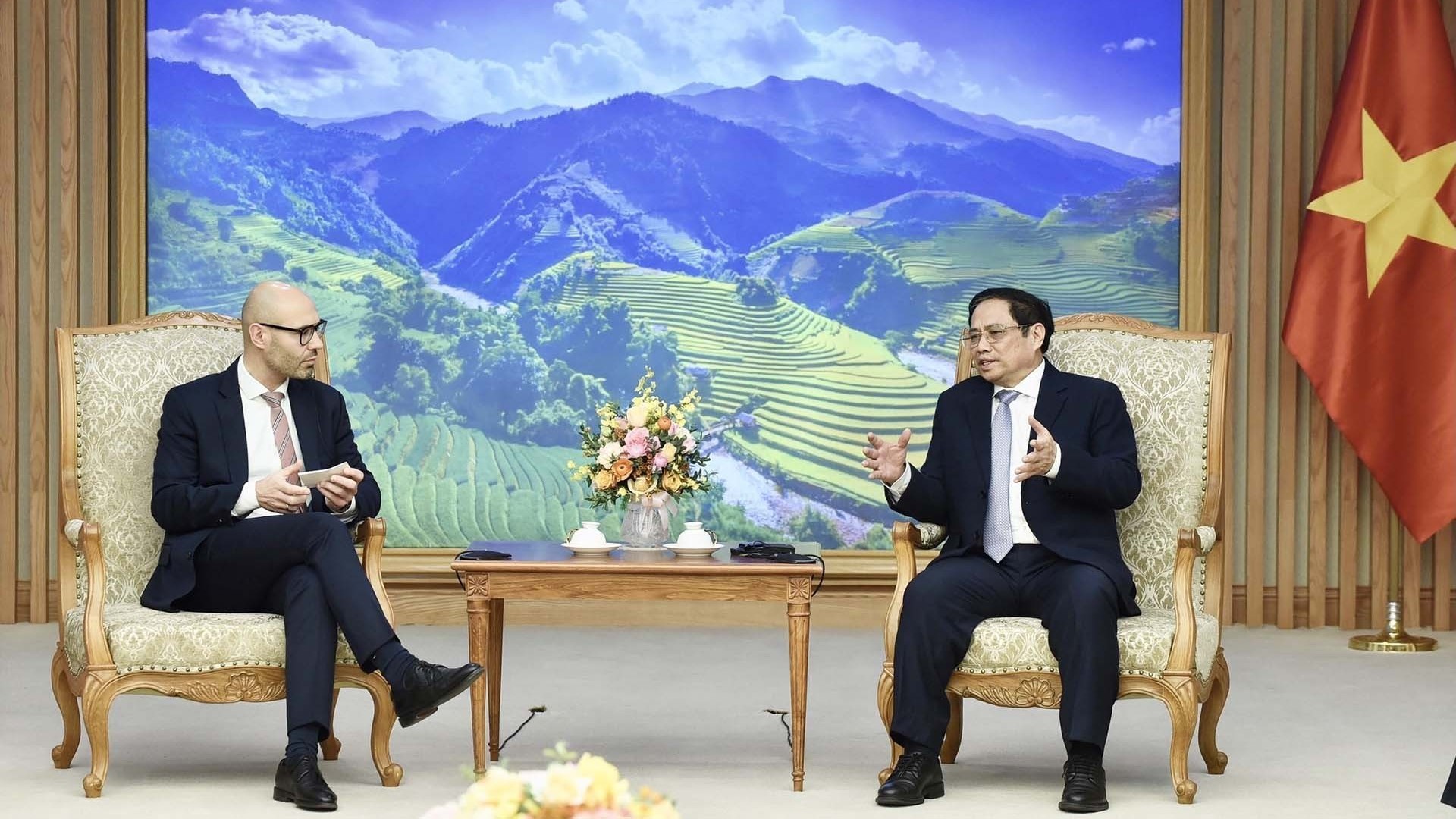 Thủ tướng Phạm Minh Chính tiếp Tổng thư ký Tòa trọng tài thường trực Thủ tướng Phạm Minh Chính tiếp Tổng thư ký Tòa trọng tài thường trực