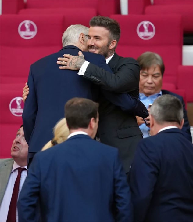 David Beckham tới Qatar dự lễ khai mạc World Cup 2022 và cỗ vũ đội tuyển Anh David Beckham tới Qatar dự lễ khai mạc World Cup 2022 và cỗ vũ đội tuyển Anh