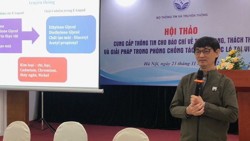 Tăng cường các quy định luật pháp về thuốc lá điện tử