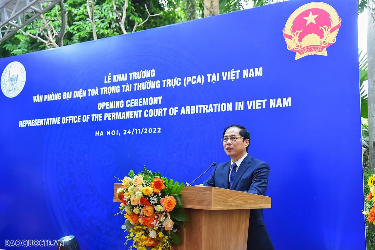 Khai trương Văn phòng đại diện của Toà trọng tài thường trực (PCA) tại Hà Nội