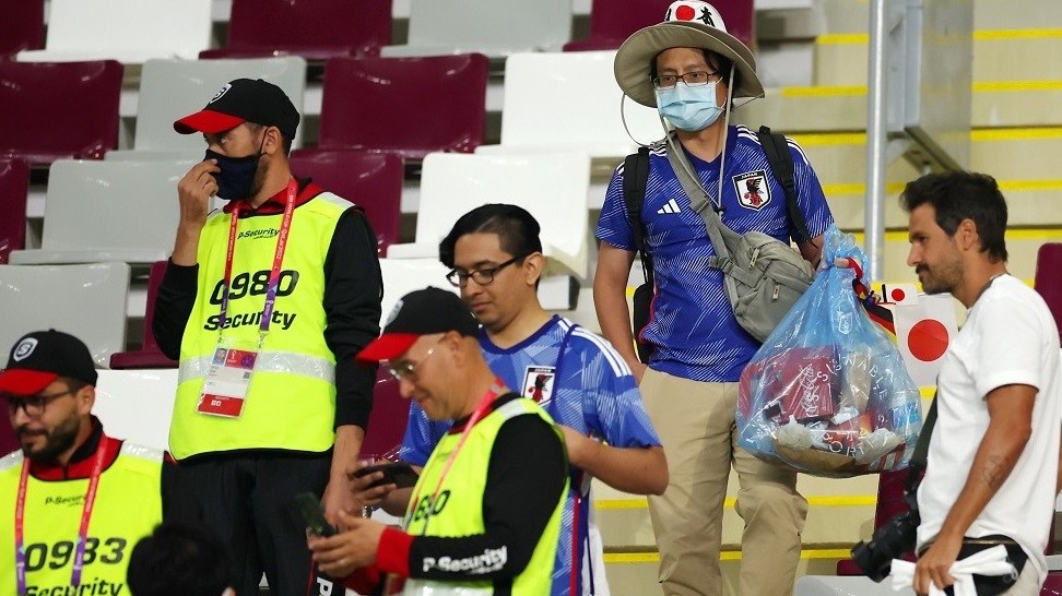 World Cup 2022: Ứng xử văn minh nơi công cộng - sức mạnh mềm của Nhật Bản