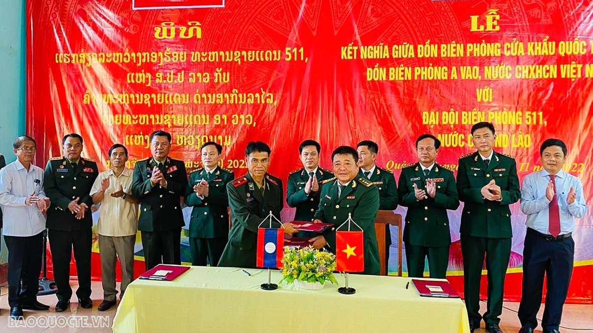 Quảng Trị: Tổ chức kết nghĩa hai đồn biên phòng Việt Nam và Lào