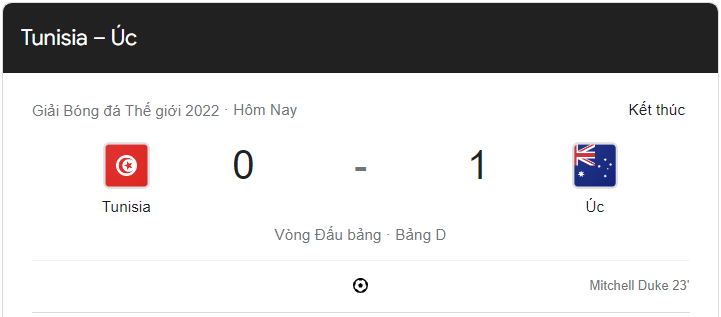 Link xem trực tiếp Tunisia vs Australia (17h00 ngày 26/11) bảng D World Cup 2022 - trực tiếp VTV5