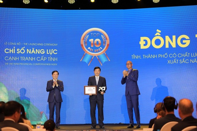 Đồng Tháp được vinh danh trong Top 3 tỉnh thành có chỉ số PCI 2021 cao nhất.