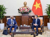 Trợ lý Bộ trưởng Nguyễn Minh Vũ tiếp Chủ tịch Quốc hội lãnh thổ hải ngoại New Caledonia