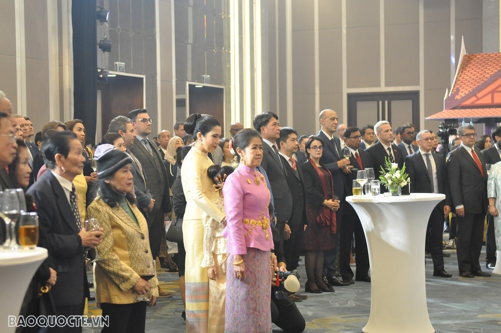 (12.03) Các khách mời, bạn bè quốc tế tại buổi lễ. (Ảnh: Minh Quân) (12.03) Các khách mời, bạn bè quốc tế tại buổi lễ. (Ảnh: Minh Quân)