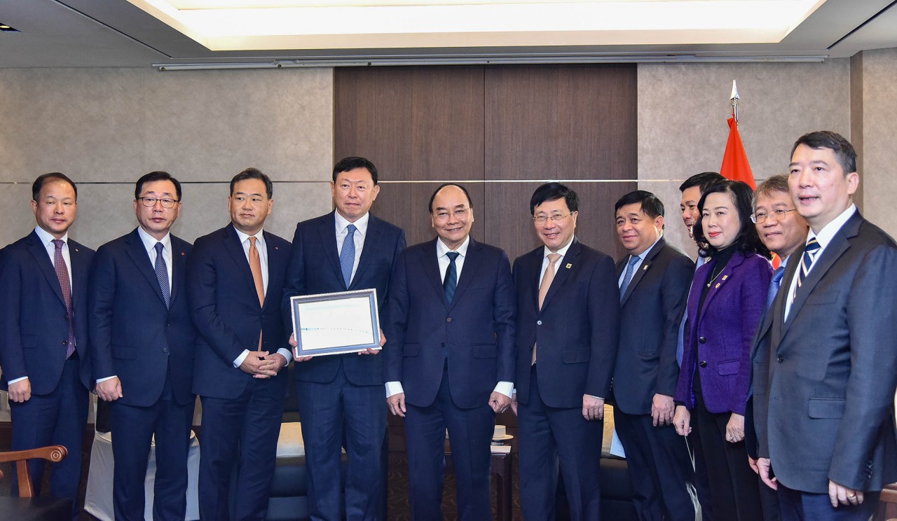 Nhiều tập đoàn lớn của Hàn Quốc cam kết đầu tư tại Việt Nam