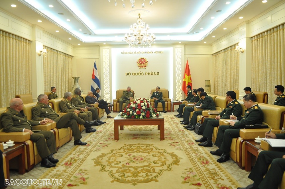 Hợp tác quốc phòng là trụ cột trong quan hệ Việt Nam-Cuba