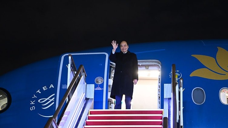 Chủ tịch nước Nguyễn Xuân Phúc rời Seoul, kết thúc tốt đẹp chuyến thăm cấp Nhà nước tới Hàn Quốc