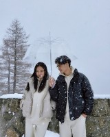 Gu thời trang ăn ý, thiên về đơn sắc của vợ chồng Ngô Thanh Vân-Huy Trần