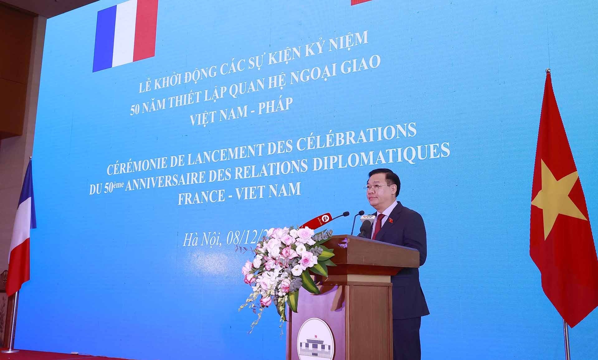 Chủ tịch Quốc hội Vương Đình Huệ phát biểu. (Nguồn: TTXVN) Chủ tịch Quốc hội Vương Đình Huệ phát biểu. (Nguồn: TTXVN)