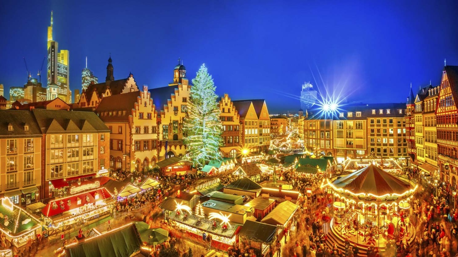 Rực rỡ ánh đèn những khu chợ Giáng sinh tựa như cổ tích ở châu Âu