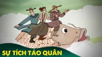 Sự tích ông Công ông Táo gắn liền huyền tích 'hai ông một bà'